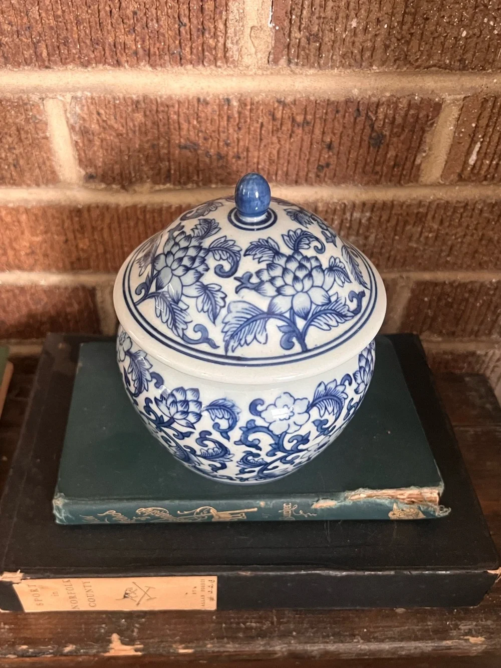 Williams Sonoma Lidded Ceramic Petite Ginger Jar